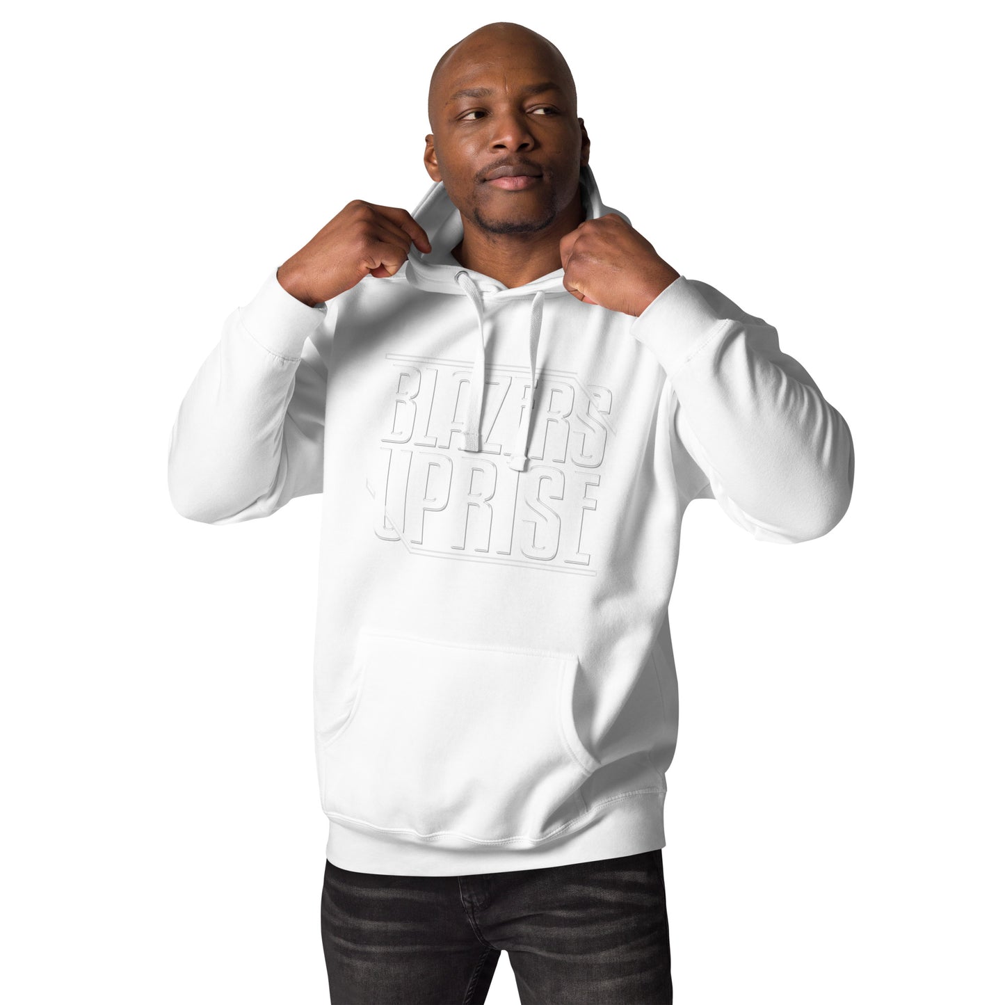 Blazers Uprise Hoodie (White Logo)